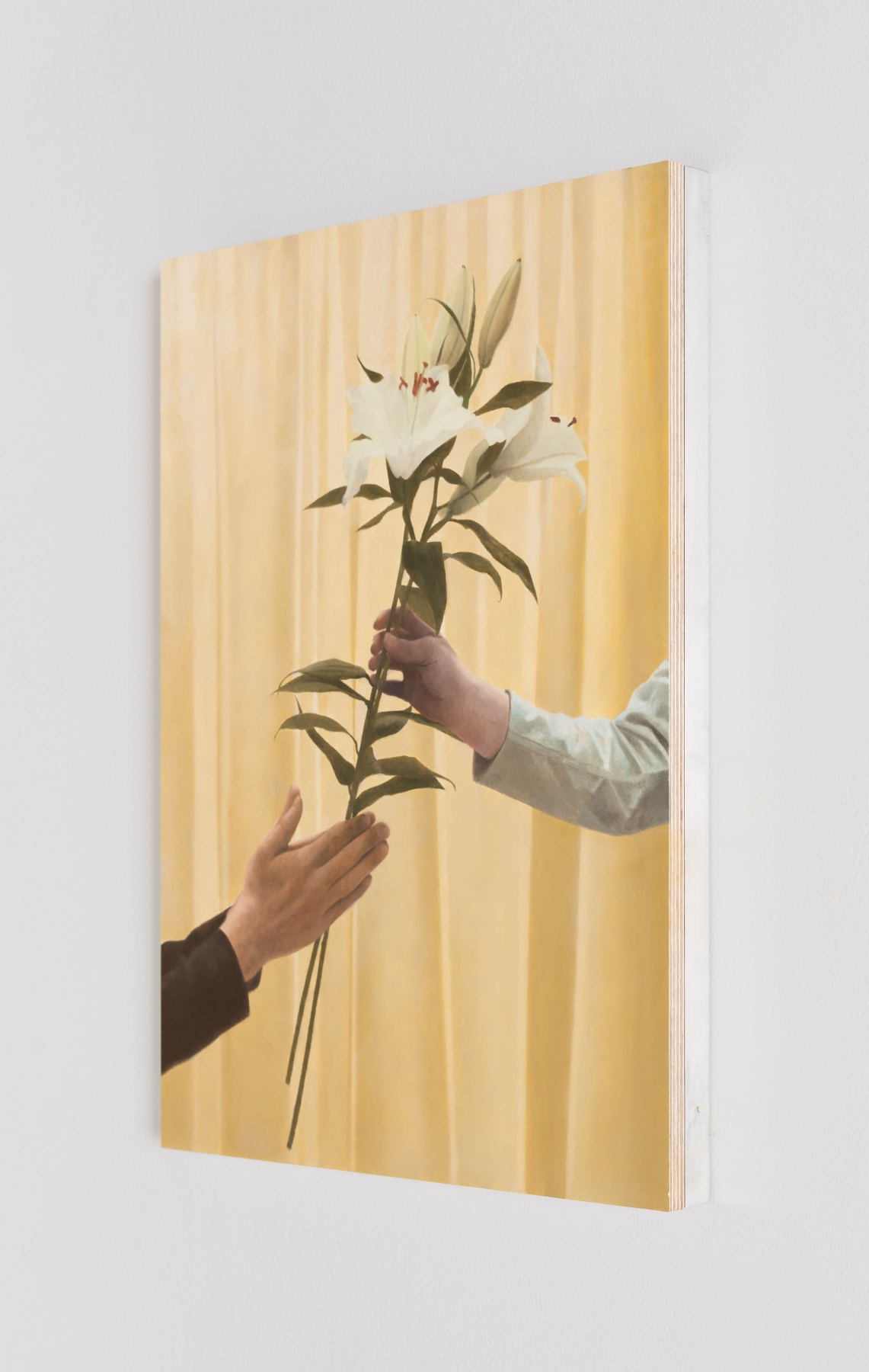 Paul Winstanley&nbsp;
Lilies 2 (After Filippo Lippi), 2019
oil on gesso on panel
48 x 34 X 3.2 cm / 18.9 x 13.4 X 1.3 in&nbsp;