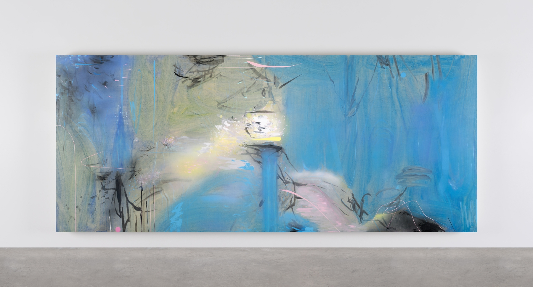 Zhou Li
Landscape of nowhere: Water and dreams No.1, 2022
mixed media on canvas
250 x 600 cm / 98.4 x 236.2 in &amp;nbsp;