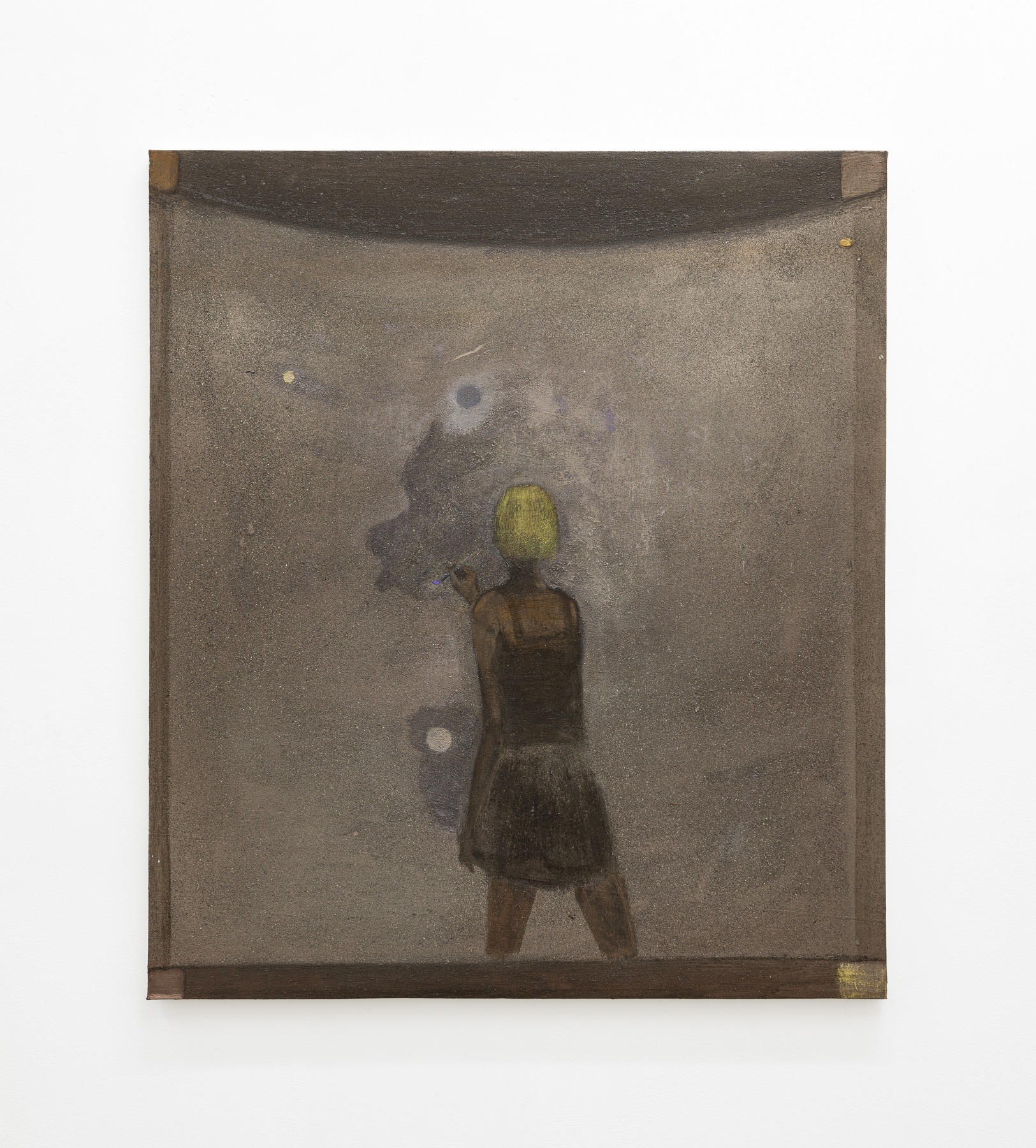 Merlin James&nbsp;
Untitled, 2021
acrylic and ash on cotton
87 x 75 cm / 34.3 x 29.5 in&nbsp;